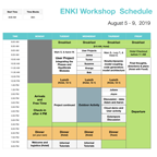 ENKI schedule